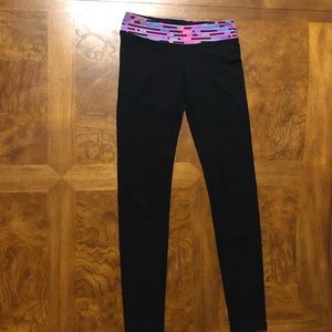 Girls Ivivva Black Leggings.